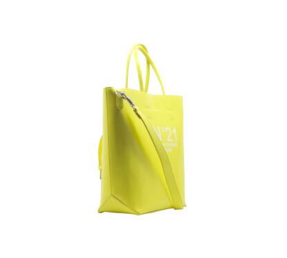 N° 21 DONNA Borsa SHOPPING SANTO SPIRITO GIALLO un immagine n. 2/3