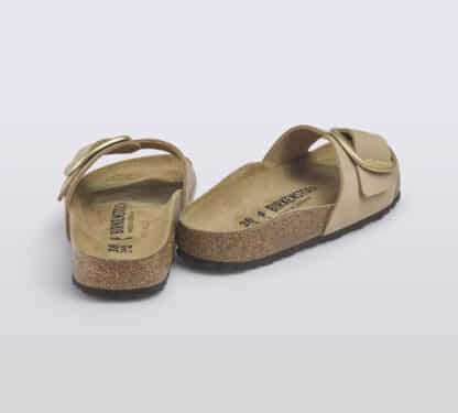 BIRKENSTOCK DONNA CIABATTA ANATOMICA MADRID BIG LEATHER NABUCK SANDCASTLE 35, 36 immagine n. 4/5