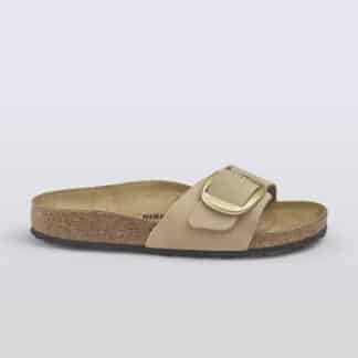 BIRKENSTOCK DONNA CIABATTA ANATOMICA MADRID BIG LEATHER NABUCK SANDCASTLE 35, 36 immagine n. 1/5