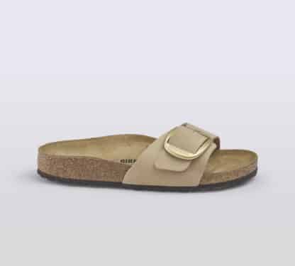 BIRKENSTOCK DONNA CIABATTA ANATOMICA MADRID BIG LEATHER NABUCK SANDCASTLE 35, 36 immagine n. 1/5