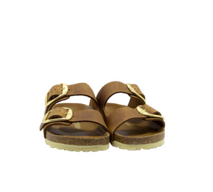 BIRKENSTOCK UNISEX CALZATURE ARIZONA BIG OILED LEATHER COGNAC 35, 36, 37-2, 38-2, 39-2, 40, 41-2 immagine n. 2/4