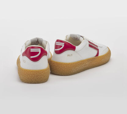 PURAI UOMO CALZATURE SNEAKERS BIANCO ROSSO 40, 41-2, 42, 43-2, 44-2, 45-2 immagine n. 4/5