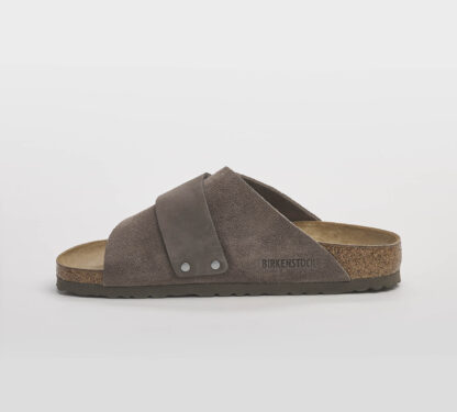 BIRKENSTOCK DONNA CIABATTA ANATOMICA KYOTO SUEDE LEATHER & NABUCH CONCRETE GRAY 36, 37-2, 38-2, 39-2, 40, 41-2, 42, 43-2, 44-2, 45-2 immagine n. 2/5