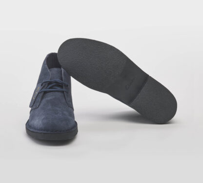 CLARK UOMO CALZATURE CLARKS DESERT BOOT CAMOSCIO BLU 6, 7, 8-2, 9-2, 9, 10 immagine n. 5/5