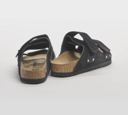 BIRKENSTOCK DONNA CIABATTA ANATOMICA CIABATTA 2 FASCE STRAPPO NERO 36, 37-2, 38-2, 39-2, 40, 41-2, 43-2, 44-2, 45-2 immagine n. 4/5