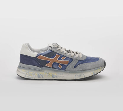 premiata UOMO CALZATURE SNEAKERS MICK BLU GRIGIO 40, 41-2, 42, 43-2, 44-2, 45-2 immagine n. 1/5