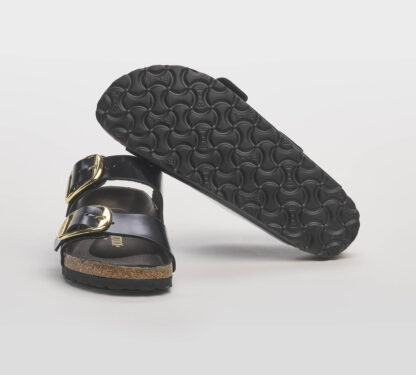 BIRKENSTOCK DONNA CIABATTA ANATOMICA ARIZONA BIG BUCKLE SPAZZOLATA NERO 35, 36, 37-2, 38-2, 39-2, 40, 41-2, 42 immagine n. 5/5