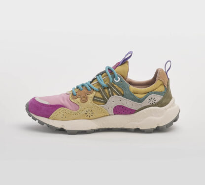 FLOWER MOUNTAIN DONNA Donna SNEAKERS RUNNING MULTICOLOR GIALLO 36, 37-2, 38-2, 39-2, 40, 41-2 immagine n. 2/5