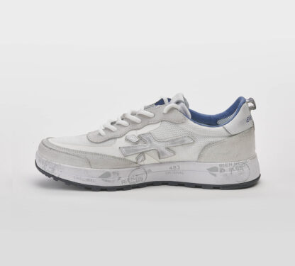 premiata UOMO CALZATURE SNEAKERS NOUS BIANCO GHIACCIO 40, 41-2, 42, 43-2, 44-2, 45-2 immagine n. 2/5