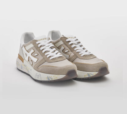 premiata UOMO CALZATURE SNEAKERS MICK BEIGE NOCCIOLA 40, 41-2, 42, 43-2, 44-2, 45-2, 46-2 immagine n. 3/5