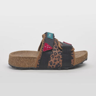 FLOWER MOUNTAIN DONNA Donna SLIPPER MACULATA NERO 36, 37-2, 38-2, 39-2, 40 immagine n. 1/5