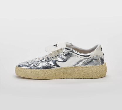PURAI DONNA Donna SNEAKERS ARGENTO STAMPA COCCO 37-2, 38-2, 39-2, 40, 41-2 immagine n. 2/4