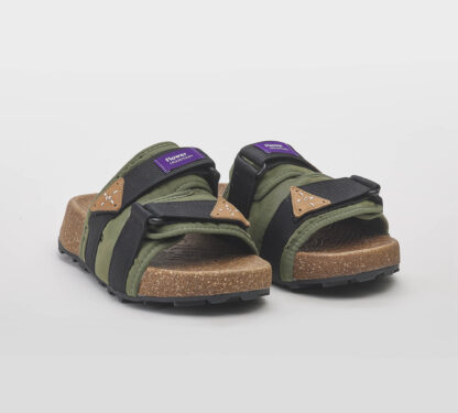 FLOWER MOUNTAIN DONNA Donna SLIPPER TESSUTO TECNICO MILITARE 36, 37-2, 38-2, 39-2, 40 immagine n. 3/5