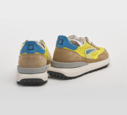 D.A.T.E UOMO CALZATURE SNEAKERS RUNNING MOSTARDA GIALLO 40, 42, 43-2, 44-2, 45-2 immagine n. 4/5