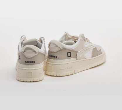 D.A.T.E UOMO CALZATURE SNEAKERS CANVAS BEIGE 40, 41-2, 42, 43-2, 44-2, 45-2 immagine n. 4/5