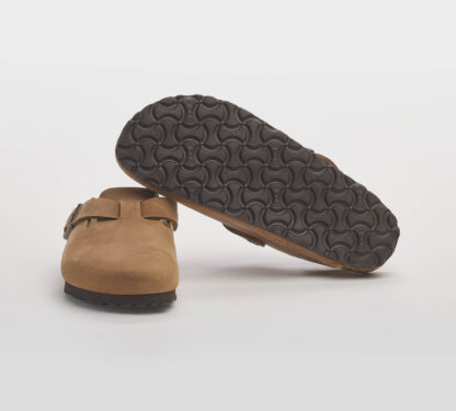 BIRKENSTOCK UNISEX CALZATURE SABOT BOSTON PELLE OLIATA CUOIO 37-2, 38-2, 39-2, 40, 41-2, 44-2, 45-2 immagine n. 4/4