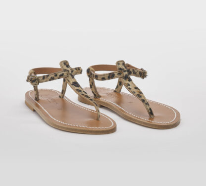 k.jacques DONNA Donna SANDALO INFRADITO CAVALLINO MACULATO 36, 37-2, 38-2, 39-2, 40, 41-2 immagine n. 3/5