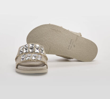 PEDRO GARCIA DONNA Donna CIABATTA 2 FASCE YUTA SWAROVSKI 36, 37-2, 38-2, 39-2, 40, 41-2 immagine n. 4/5