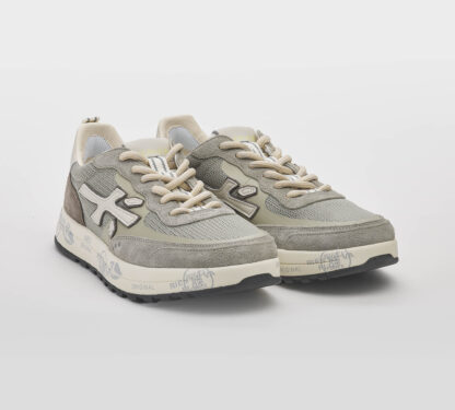 premiata UOMO CALZATURE SNEAKERS NOUS KHAKI 40, 41-2, 42, 43-2, 44-2, 45-2 immagine n. 3/5