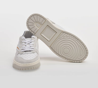 D.A.T.E UOMO CALZATURE SNEAKERS PELLE BIANCO TORTORA 40, 41-2, 42, 43-2, 44-2, 45-2 immagine n. 5/5