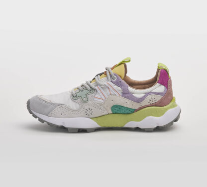 FLOWER MOUNTAIN DONNA Donna SNEAKERS RUNNING BIANCO LILLA 36, 37-2, 38-2, 40, 41-2 immagine n. 2/5