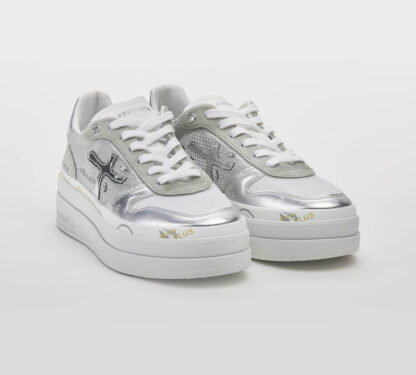premiata DONNA Donna SNEAKERS MICOL ARGENTO 36, 37-2, 38-2, 39-2, 40, 41-2 immagine n. 3/5