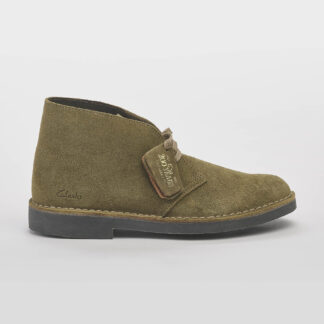 CLARK UOMO CALZATURE CLARKS DESERT BOOT CAMOSCIO OLIVA 6, 7, 7-2, 8-2, 8, 9-2, 9, 10, 11-2 immagine n. 1/2