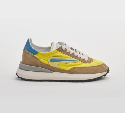 D.A.T.E UOMO CALZATURE SNEAKERS RUNNING MOSTARDA GIALLO 40, 42, 43-2, 44-2, 45-2 immagine n. 1/5