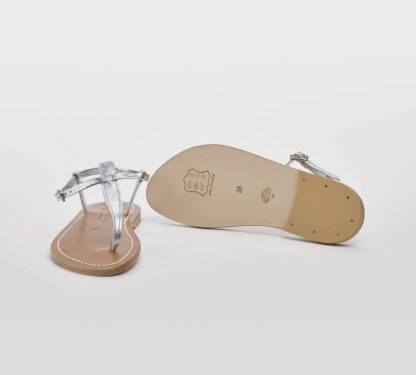 k.jacques DONNA Donna SANDALO INFRADITO ARGENTO 36, 37-2, 38-2, 39-2, 40, 41-2 immagine n. 5/5