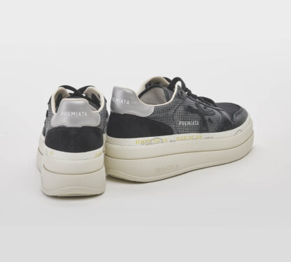 premiata DONNA Donna SNEAKERS MICOL RETE NERO 36, 37-2, 38-2, 39-2, 40, 41-2 immagine n. 4/5