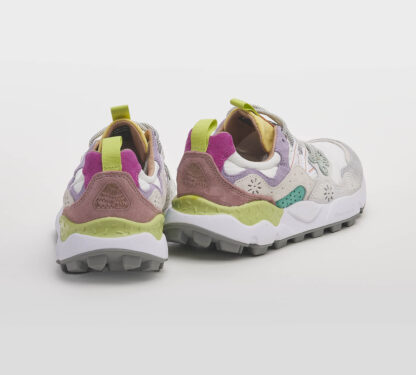 FLOWER MOUNTAIN DONNA Donna SNEAKERS RUNNING BIANCO LILLA 36, 37-2, 38-2, 40, 41-2 immagine n. 4/5