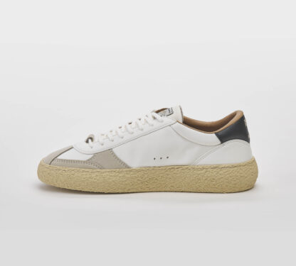 PURAI UOMO CALZATURE SNEAKERS BIANCO NERO 40, 41-2, 42, 43-2, 45-2 immagine n. 2/5