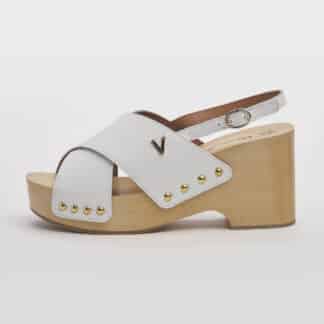 VIA ROMA 15 DONNA Donna SANDALO INCROCIATO PELLE BIANCO 36, 37-2, 38-2, 39-2, 40 immagine n. 1/5