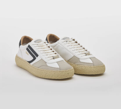 PURAI UOMO CALZATURE SNEAKERS BIANCO NERO 40, 41-2, 42, 43-2, 45-2 immagine n. 3/5