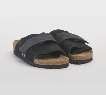 BIRKENSTOCK UNISEX Unisex CIABATTA KYOTO CAMOSCIO NERO 36, 37-2, 39-2, 40, 41-2, 42, 43-2, 45-2 immagine n. 3/5