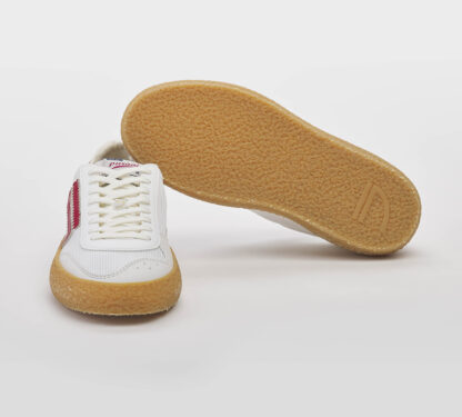 PURAI UOMO CALZATURE SNEAKERS BIANCO ROSSO 40, 41-2, 42, 43-2, 44-2, 45-2 immagine n. 5/5