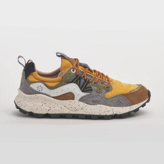 FLOWER MOUNTAIN UOMO CALZATURE SNEAKERS RUNNING GRIGIO ARANCIO 40, 41-2, 42, 43-2, 44-2, 45-2 immagine n. 1/5