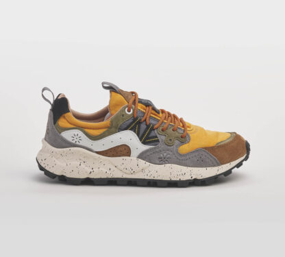 FLOWER MOUNTAIN UOMO CALZATURE SNEAKERS RUNNING GRIGIO ARANCIO 40, 41-2, 42, 43-2, 44-2, 45-2 immagine n. 1/5