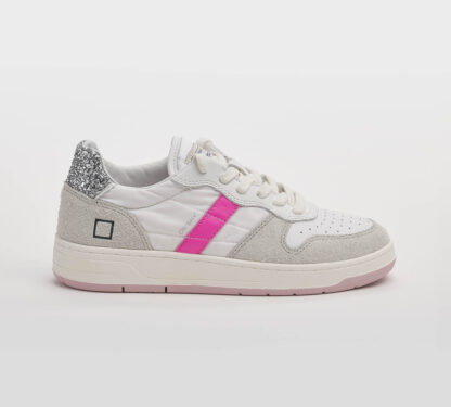 D.A.T.E DONNA Donna SNEAKERS BIANCO FUXIA 36, 37-2, 38-2, 39-2, 40, 41-2 immagine n. 1/5