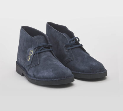 CLARK UOMO CALZATURE CLARKS DESERT BOOT CAMOSCIO BLU 6, 7, 8-2, 9-2, 9, 10 immagine n. 3/5
