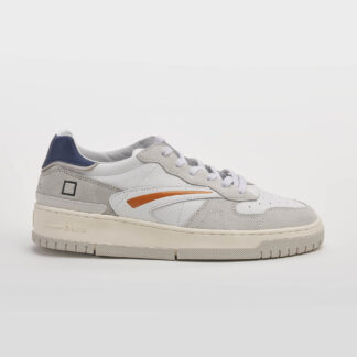 D.A.T.E UOMO CALZATURE SNEAKERS PELLE BIANCO TORTORA 40, 41-2, 42, 43-2, 44-2, 45-2 immagine n. 1/5