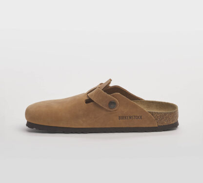 BIRKENSTOCK UNISEX CALZATURE SABOT BOSTON PELLE OLIATA CUOIO 37-2, 38-2, 39-2, 40, 41-2, 44-2, 45-2 immagine n. 2/4