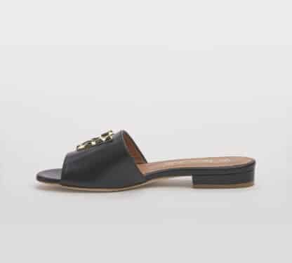VIA ROMA 15 DONNA Donna CIABATTA  PELLE NERO 37-2, 38-2, 39-2, 40, 41-2 immagine n. 2/5