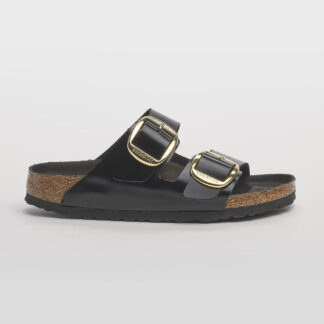 BIRKENSTOCK DONNA CIABATTA ANATOMICA ARIZONA BIG BUCKLE SPAZZOLATA NERO 35, 36, 37-2, 38-2, 39-2, 40, 41-2, 42 immagine n. 1/5