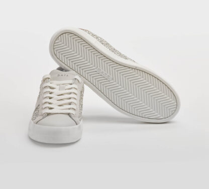 D.A.T.E DONNA Donna SNEAKERS GLITTER PLATINO 36, 37-2, 38-2, 39-2, 40 immagine n. 5/5