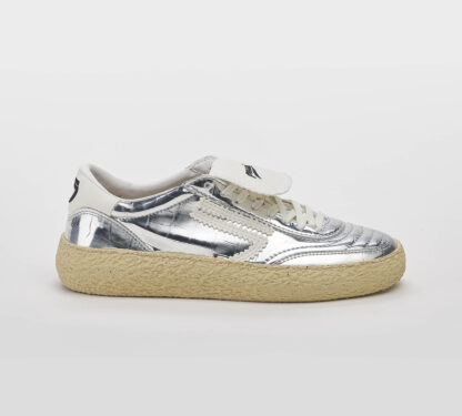 PURAI DONNA Donna SNEAKERS ARGENTO STAMPA COCCO 37-2, 38-2, 39-2, 40, 41-2 immagine n. 1/4