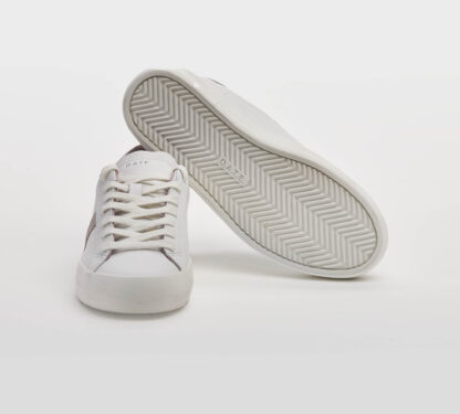 D.A.T.E DONNA Donna SNEAKERS PELLE BIANCO ROSA ORO 36, 37-2, 38-2, 39-2, 40, 41-2 immagine n. 5/5