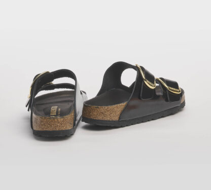 BIRKENSTOCK DONNA CIABATTA ANATOMICA ARIZONA BIG BUCKLE SPAZZOLATA NERO 35, 36, 37-2, 38-2, 39-2, 40, 41-2, 42 immagine n. 4/5