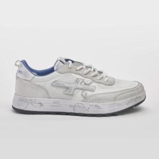 premiata UOMO CALZATURE SNEAKERS NOUS BIANCO GHIACCIO 40, 41-2, 42, 43-2, 44-2, 45-2 immagine n. 1/5
