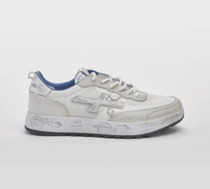 premiata UOMO CALZATURE SNEAKERS NOUS BIANCO GHIACCIO 40, 41-2, 42, 43-2, 44-2, 45-2 immagine n. 1/5